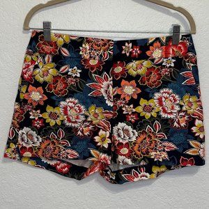 LOFT Floral Shorts Size 2